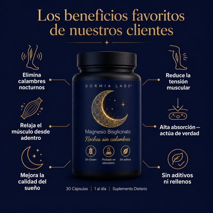 DORMIA LABS® — Magnesio para noches sin calambres