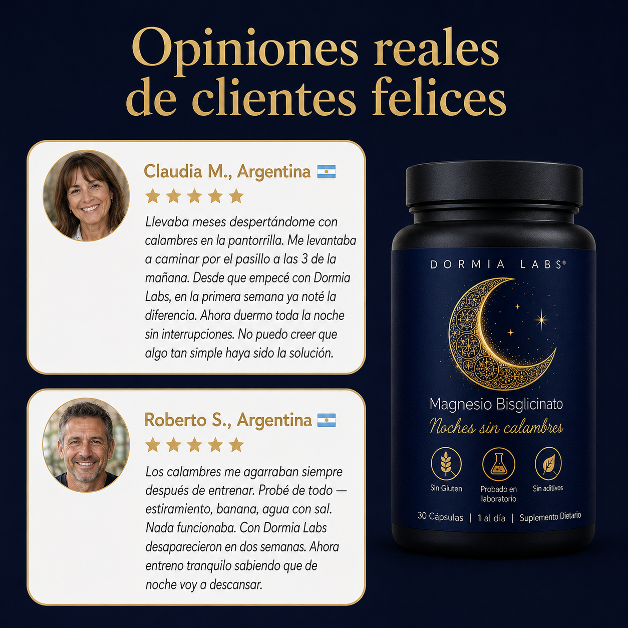 DORMIA LABS® — Magnesio para noches sin calambres