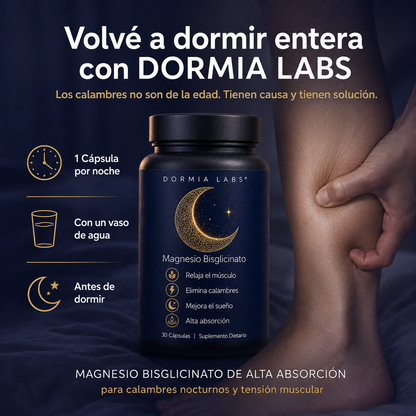 DORMIA LABS® — Magnesio para noches sin calambres